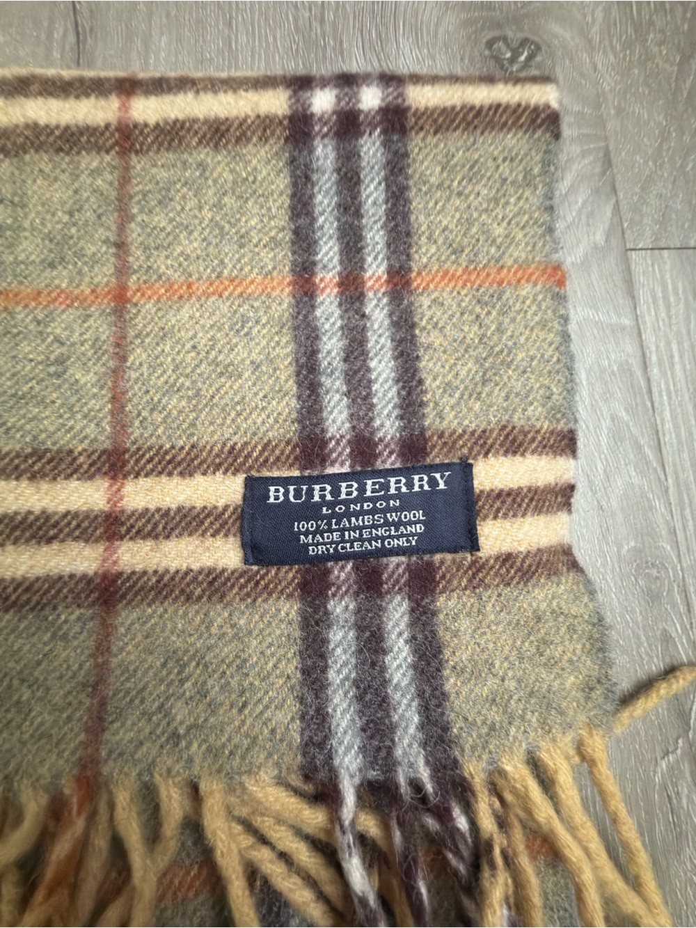 Burberry Classic Check Wool Scarf - Picture 2 of 8
